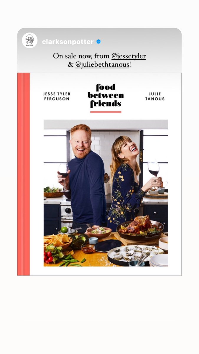 Today is the day! #FoodBetweenFriends is available worldwide where books are sold.  
