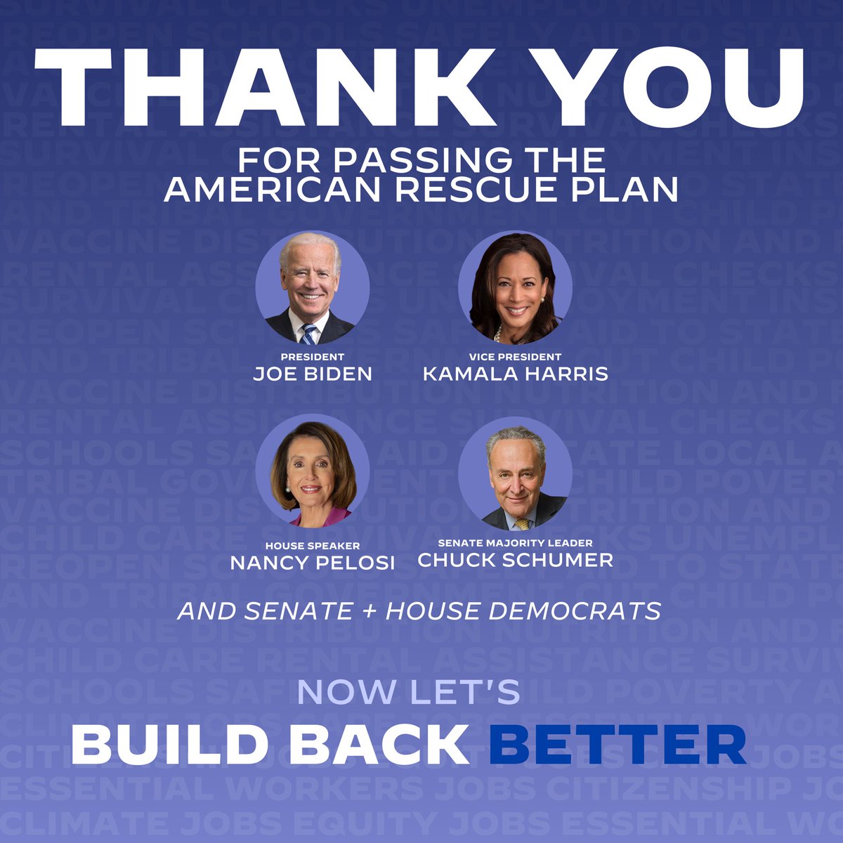 The $1.9 trillion American Rescue Plan is historic. Hooray for Biden and the Dems. 