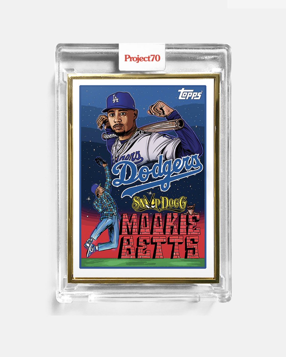 Designed a card 4 my neffew @mookiebetts with Topps ! Link here -  
