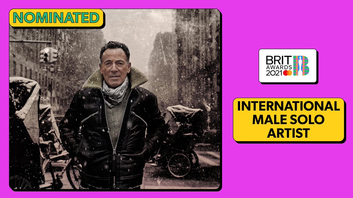 Congratulations on your @BRITs nomination, Bruce! 