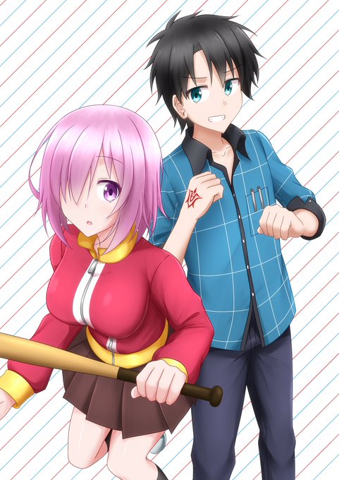 いかにもアキハバラをAKIBA'S TRIPしてそうなFGOのぐだマシュ(男主盾)【※片方中の人ネタ】 いかにもアキハバラをAKIBA'S TRIPしてそうなFGOのぐだマシュ(男主盾)【※片方中の人ネタ】
