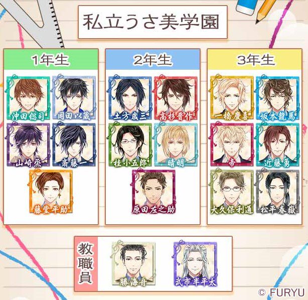 ばくかれにはいないけど、、うさ美学園の教職員に吉田松陰先生もいたらいいな👨🏫💭晋作も桂さんも松陰先生大好きだから毎日3 ばくかれにはいないけど、、うさ美学園の教職員に吉田松陰先生もいたらいいな👨🏫💭晋作も桂さんも松陰先生大好きだから毎日3
