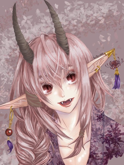 #鬼斬自分のキャラ描いてみた!ちまちま試行錯誤してようやく完成したとですー!!めっちゃ頑張ったですよ #鬼斬自分のキャラ描いてみた!ちまちま試行錯誤してようやく完成したとですー!!めっちゃ頑張ったですよ