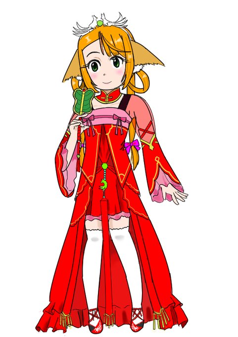塗山蘇蘇。ちなみに右手にもっている物は芭蕉扇w。#MCG版お絵描き一本勝負#縁結びの妖狐ちゃん#狐妖小紅娘 塗山蘇蘇。ちなみに右手にもっている物は芭蕉扇w。#MCG版お絵描き一本勝負#縁結びの妖狐ちゃん#狐妖小紅娘