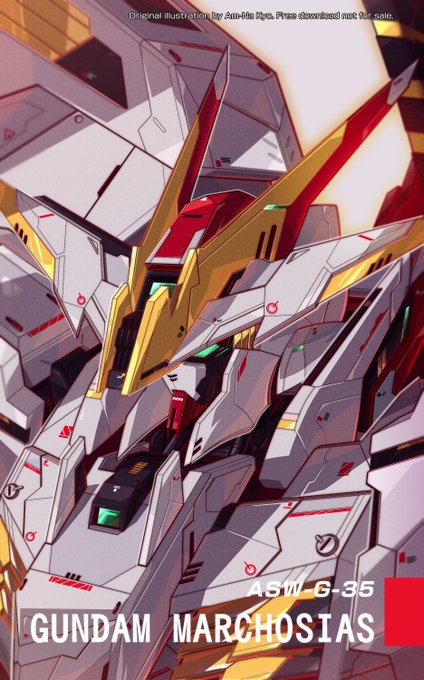 Gundam Marchosias / ガンダムマルコシアス Man, his color scheme and sil Gundam Marchosias / ガンダムマルコシアス Man, his color scheme and sil