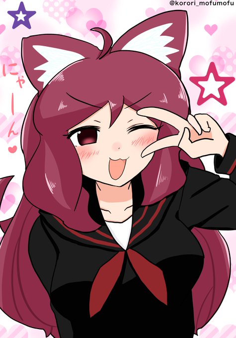 『妹の制服をこっそり着ちゃうりつ姉』ケムリクサのりつ姉とダンベル何キロ持てる?の立花先生のパロディイラストです😸 #ケム 『妹の制服をこっそり着ちゃうりつ姉』ケムリクサのりつ姉とダンベル何キロ持てる?の立花先生のパロディイラストです😸 #ケム