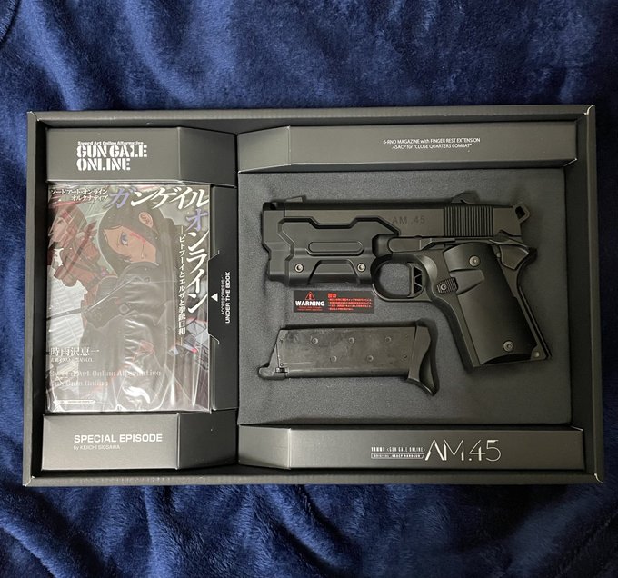 AM.45買って来た短編小説も面白かった!あとは飾る事も無くソッと箱に戻しておこうw#GGO #AM45 AM.45買って来た短編小説も面白かった!あとは飾る事も無くソッと箱に戻しておこうw#GGO #AM45