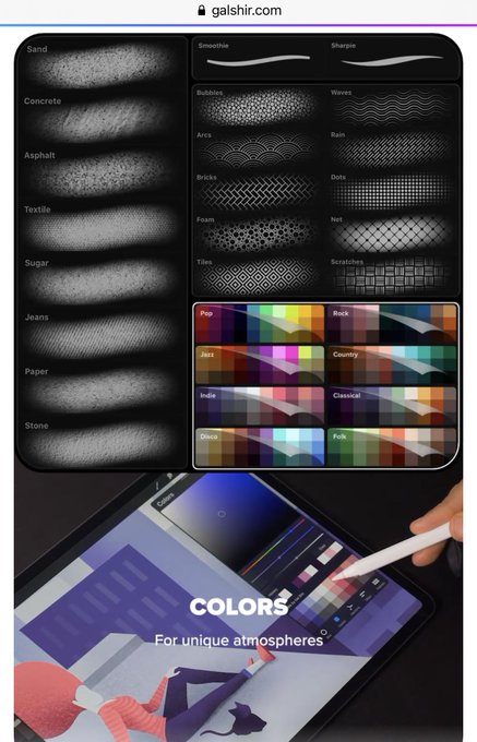 好きでよく見てる海外イラストレーターさんがProcreate&Photoshop用のカラパレ販売してたから買って 好きでよく見てる海外イラストレーターさんがProcreate&Photoshop用のカラパレ販売してたから買って