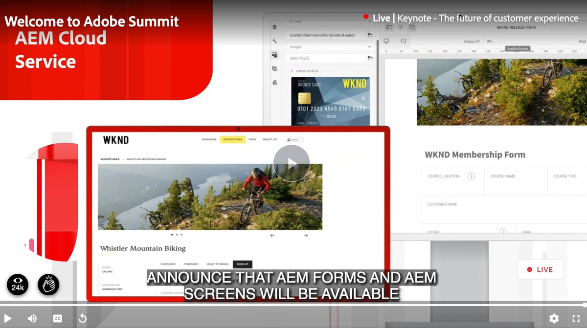 blueacornici: 📢 Announcing: #AEM Cloud Service 📢 #AdobeSummit https://t.co/7VuOmALd2b