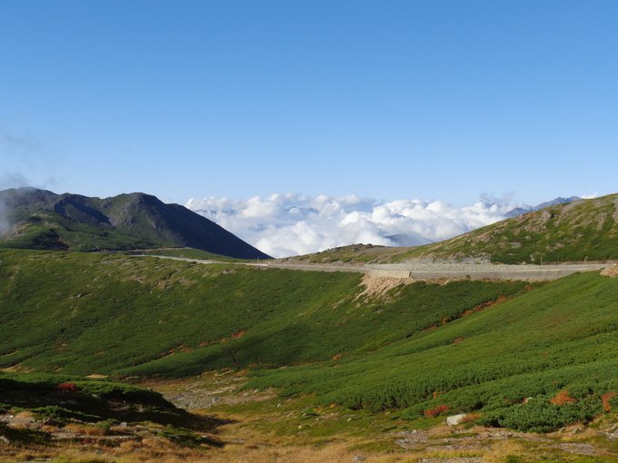 乗鞍の畳平からは、天気が良ければこんな景色が見られます。また運が良ければ、雷鳥にも会えますよ♪#ろんぐらいだぁす #ろん 乗鞍の畳平からは、天気が良ければこんな景色が見られます。また運が良ければ、雷鳥にも会えますよ♪#ろんぐらいだぁす #ろん