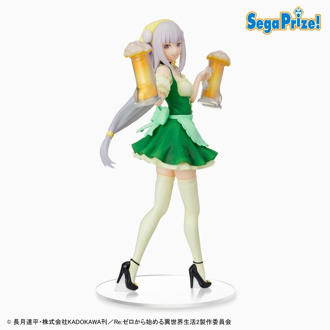 【2021年秋新作プライズ】「Re:ゼロから始める異世界生活」から「ラム」「レム」に続いて「エミリア」のディアンドル衣装 【2021年秋新作プライズ】「Re:ゼロから始める異世界生活」から「ラム」「レム」に続いて「エミリア」のディアンドル衣装