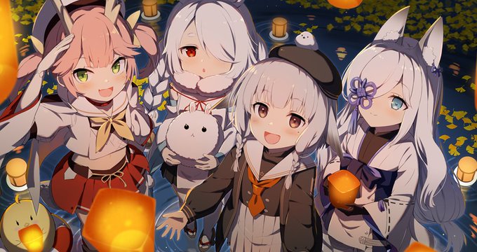アズールレーンにて、中秋節イラスト描かせていただきました! 全体はローディングイラストで確認してもらえればうれしいです。 アズールレーンにて、中秋節イラスト描かせていただきました! 全体はローディングイラストで確認してもらえればうれしいです。