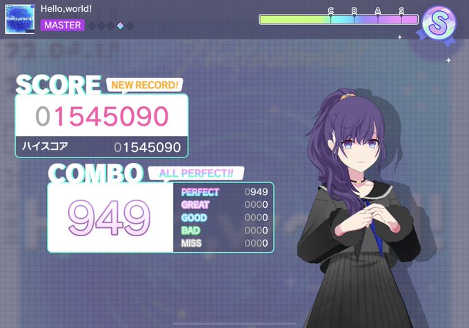 Hello World初見でAP出たwwwwwwなんか今日判定ばか合ってるしAP埋めありか?? Hello World初見でAP出たwwwwwwなんか今日判定ばか合ってるしAP埋めありか??