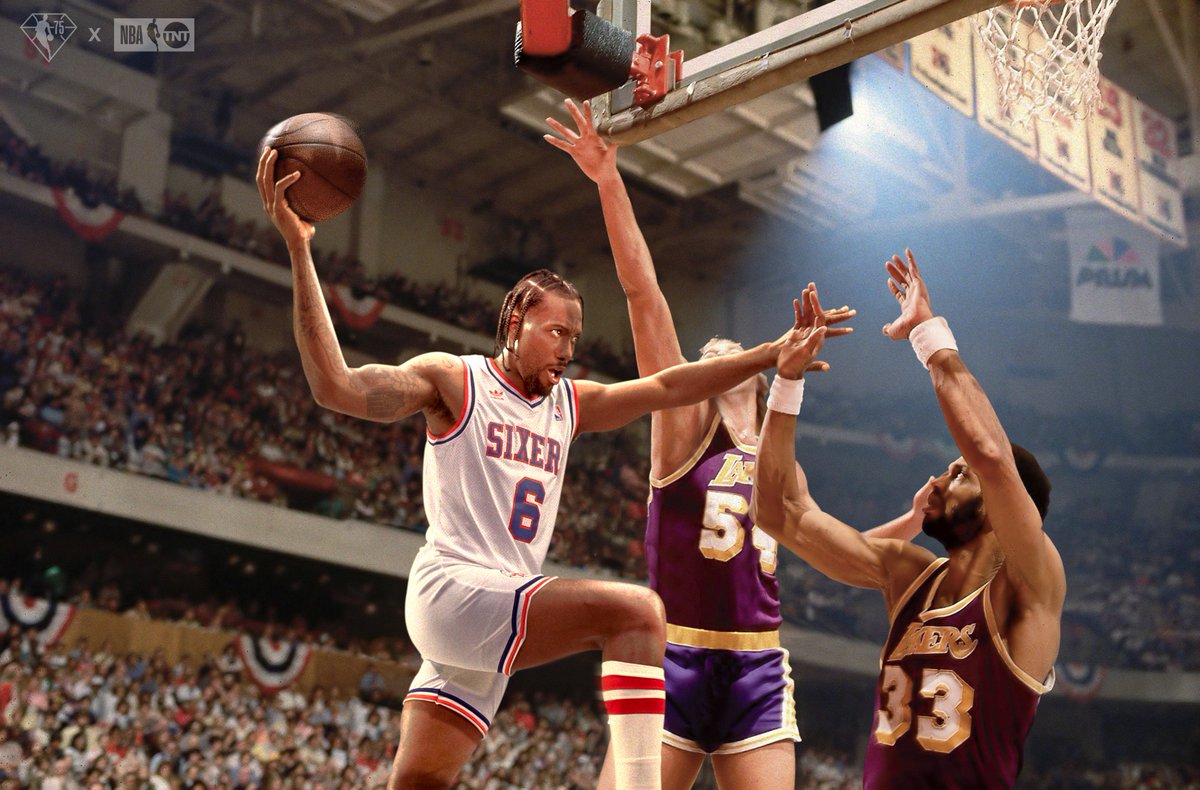 Iconic NBA moments reimagined on NBA 75th anniversary