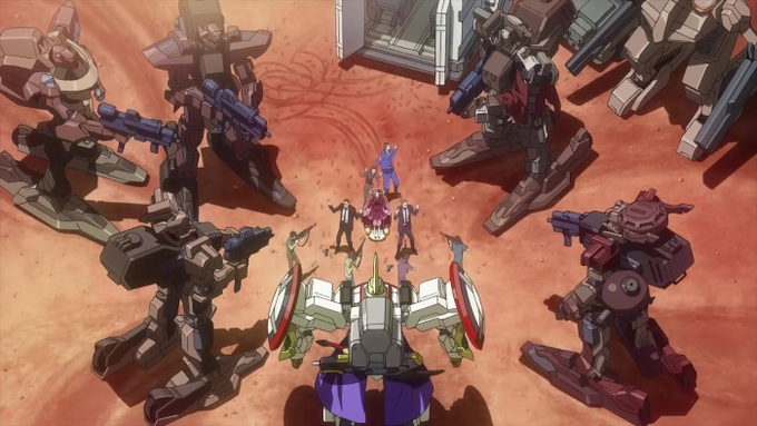 有人人型兵器としての合理性を演出して見せたのは「コードギアス」のKMFで、コクピットは背中の箱です。被弾時にはここが分 有人人型兵器としての合理性を演出して見せたのは「コードギアス」のKMFで、コクピットは背中の箱です。被弾時にはここが分