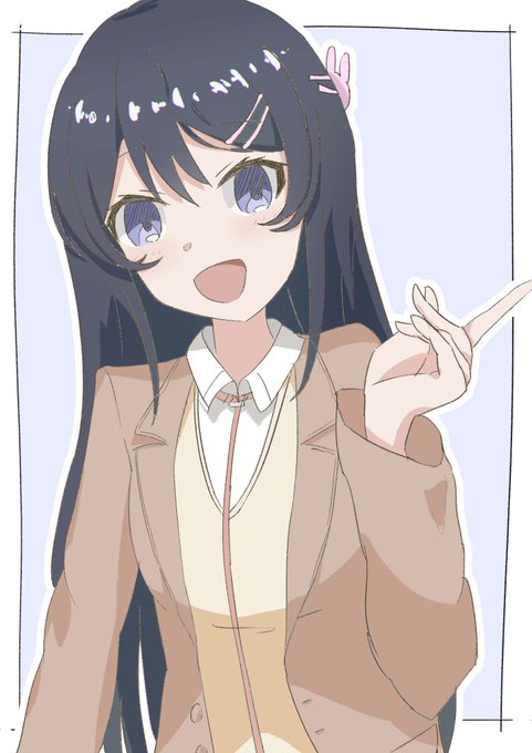 遅れちゃった😭麻衣さんおめでとう🎉🎉#桜島麻衣生誕祭2021 #青ブタ #絵描きさんと繫がりたい 遅れちゃった😭麻衣さんおめでとう🎉🎉#桜島麻衣生誕祭2021 #青ブタ #絵描きさんと繫がりたい