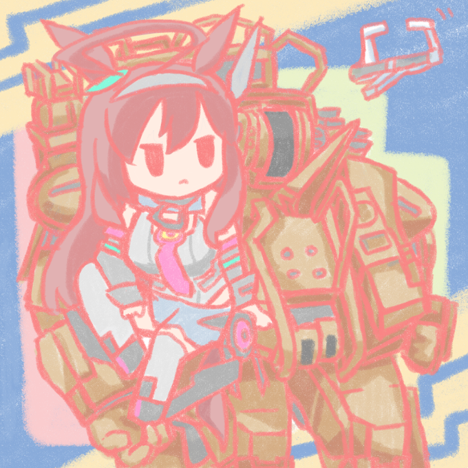 ミホノブルボンとアメリカ海兵隊エグゾフレームを描いたー(skeb依頼ありがとうございました)#ウマ娘 #obsolete ミホノブルボンとアメリカ海兵隊エグゾフレームを描いたー(skeb依頼ありがとうございました)#ウマ娘 #obsolete