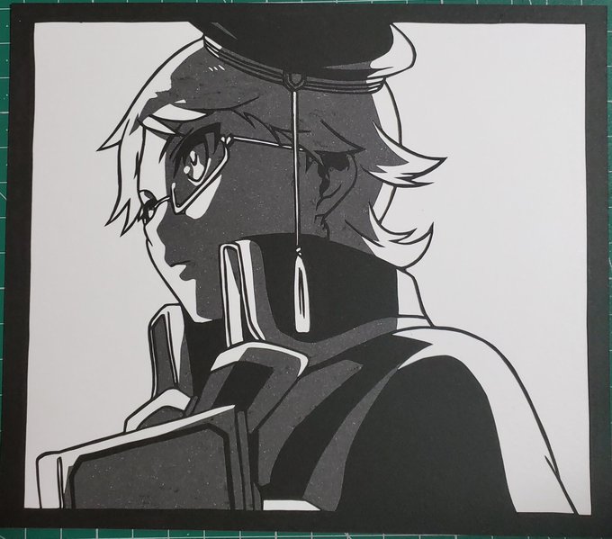 ハイネ先生♪#切り絵#王室教師ハイネ ハイネ先生♪#切り絵#王室教師ハイネ