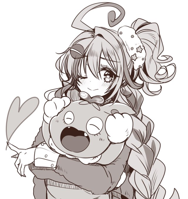 #フォロワーさんの推しが描きたいスパカルームウェアなダムスちゃん❤アンゴルモア、お手手が短いため腕️ハートが作れていない #フォロワーさんの推しが描きたいスパカルームウェアなダムスちゃん❤アンゴルモア、お手手が短いため腕️ハートが作れていない