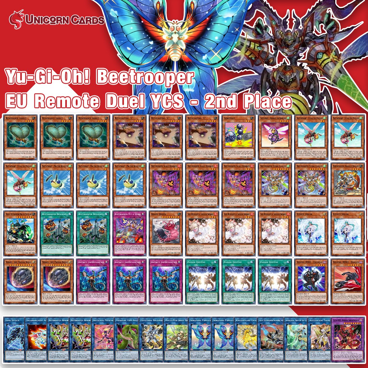 test ツイッターメディア - Beetrooper Deck:Creator: Herman HanssonTournament: EU Remote Duel YCS - Dec 12th 2021Placement: 2nd PlacePlease share your thoughts on this deck❗https://t.co/4uWUs9qau5#YuGiOh #yugiohcards #yugiohcommunity #yugiohcollection #yugiohcollector #遊戯王 https://t.co/a67RXcNbt4
