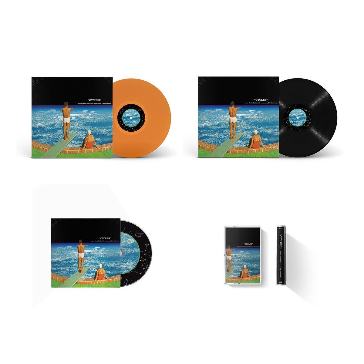 The Alchemist - Cycles Vinyl (Orange Version + Black Version The Alchemist - Cycles Vinyl (Orange Version + Black Version