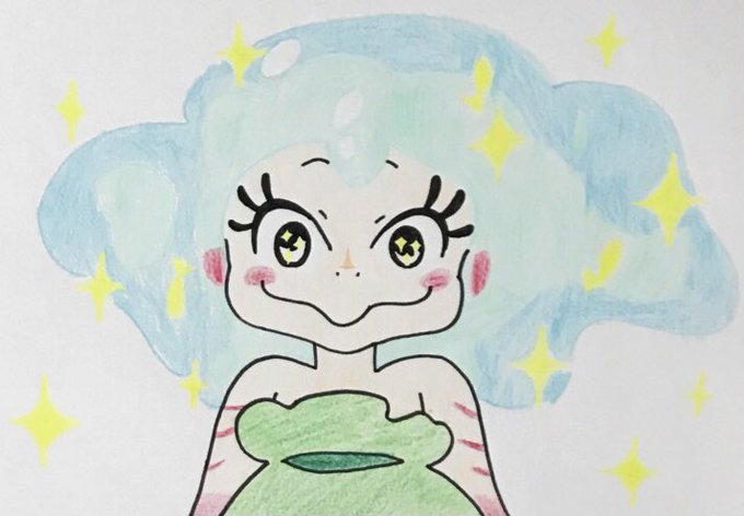 #夜明け告げるルーのうた またLINEスタンプよりかわいいルー描きました #夜明け告げるルーのうた またLINEスタンプよりかわいいルー描きました