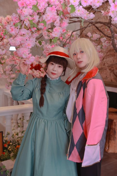 #ハウルの動く城#HowlsMovingCastle#cosplay #ハウル「ハウルcos / ソフィーcos」하울(