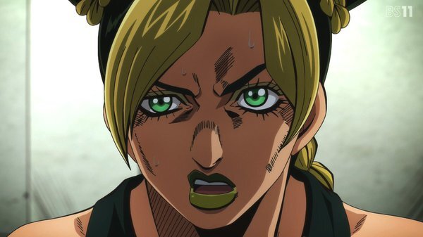 #ストーンオーシャン 1話20年以上前に少年誌で女性の下ネタをブッ込む荒木先生さすがwクオリティは安心安定。そして徐倫の #ストーンオーシャン 1話20年以上前に少年誌で女性の下ネタをブッ込む荒木先生さすがwクオリティは安心安定。そして徐倫の