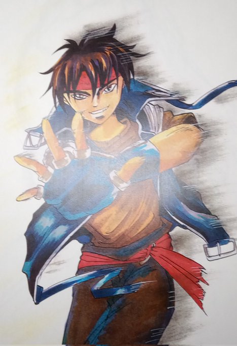 今日は実家から発掘してきた過去絵イラストを上げてみます。二次創作はコレしか見つからなかった…💧「魔術士オーフェン」のオー 今日は実家から発掘してきた過去絵イラストを上げてみます。二次創作はコレしか見つからなかった…💧「魔術士オーフェン」のオー