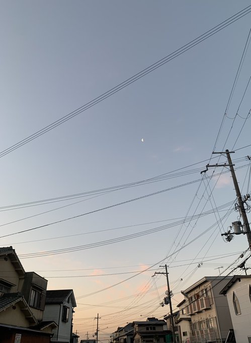 #おはたく#ケータイカメラ#イマソラおはようございます!朝焼けちょっぴり残ってました♪明日はお休みだから歩く時間を遅くし #おはたく#ケータイカメラ#イマソラおはようございます!朝焼けちょっぴり残ってました♪明日はお休みだから歩く時間を遅くし
