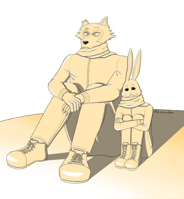 日の出🐺🐰🌅#BEASTARS #beastarsfanart #レゴハル 日の出🐺🐰🌅#BEASTARS #beastarsfanart #レゴハル