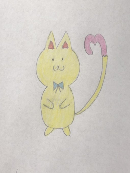 ばなにゃんです、名前からして黄色にしてみました。 ばなにゃんです、名前からして黄色にしてみました。