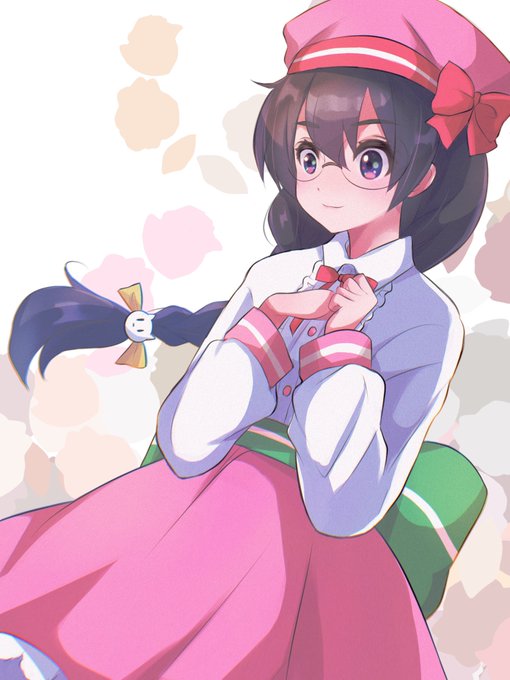 眼鏡で後ろ一本の三つ編みで見るからに真面目そうでもうなんか超絶可愛いょぅι゛ょ#物語シリーズ #羽川翼 眼鏡で後ろ一本の三つ編みで見るからに真面目そうでもうなんか超絶可愛いょぅι゛ょ#物語シリーズ #羽川翼