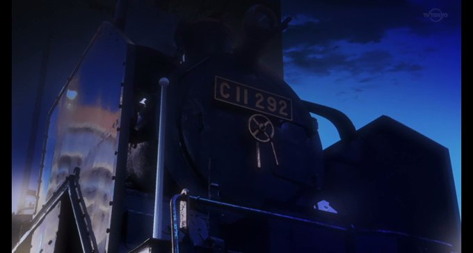 シンカリオンZ第33話鉄道要素その6。新橋駅前SL広場のC11形292号機。SL広場も、最近のアニメだと「かぐや様」とか シンカリオンZ第33話鉄道要素その6。新橋駅前SL広場のC11形292号機。SL広場も、最近のアニメだと「かぐや様」とか