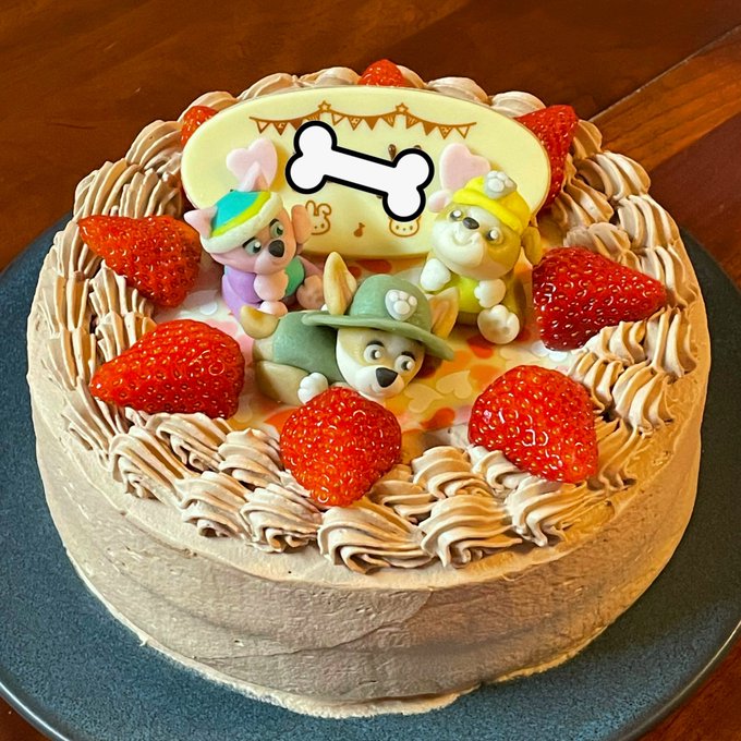 娘ちゃんのバースデーケーキ張り切って3段にしたら凄いボリュームリクエストのパウパトロールチョコレートケーキですマジパンド 娘ちゃんのバースデーケーキ張り切って3段にしたら凄いボリュームリクエストのパウパトロールチョコレートケーキですマジパンド