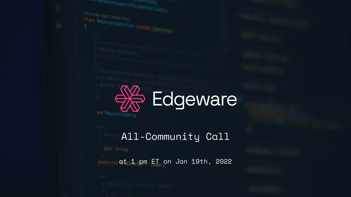 Get to know what's happening across different domains of Edgeware by