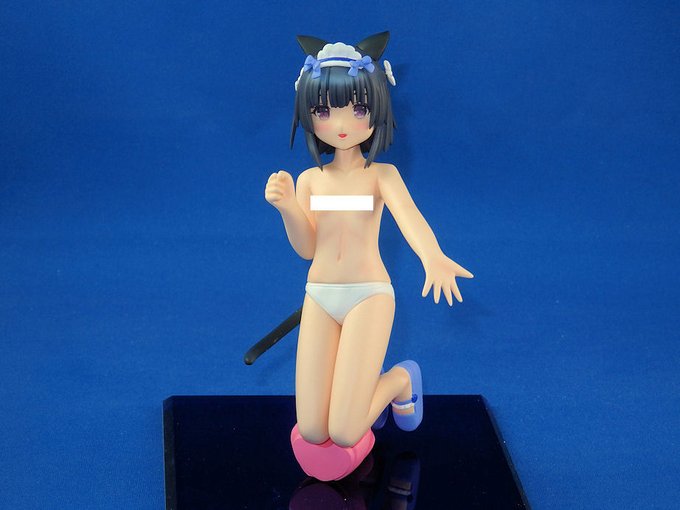 「ネコぱら」1/8水無月時雨、フィギュアの裸Ver.はこのようになります。私の趣味全開です。申し訳ありません。#WF20 「ネコぱら」1/8水無月時雨、フィギュアの裸Ver.はこのようになります。私の趣味全開です。申し訳ありません。#WF20