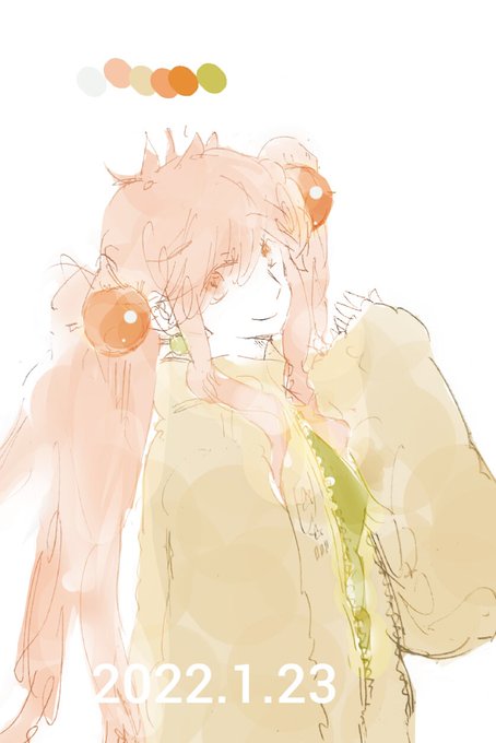 #カラーパレットからリクエストされた番号のカラーを使って描くマンボーちゃん()からカラパレ指名ありがとうございます♡18 #カラーパレットからリクエストされた番号のカラーを使って描くマンボーちゃん()からカラパレ指名ありがとうございます♡18
