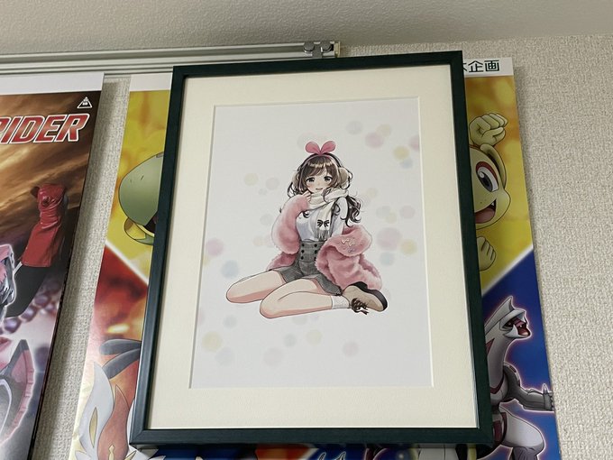 壁に飾った!!!)'ω'(カワイイー!(っ’ヮ’c)アイちゃん本当に素敵なプレゼントありがとうーーー!!!家宝にして大切 壁に飾った!!!)'ω'(カワイイー!(っ’ヮ’c)アイちゃん本当に素敵なプレゼントありがとうーーー!!!家宝にして大切