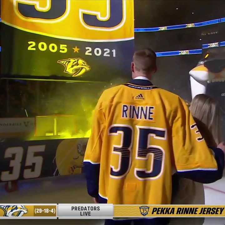 Nashville Predators Retire Pekka Rinne's Jersey # 35