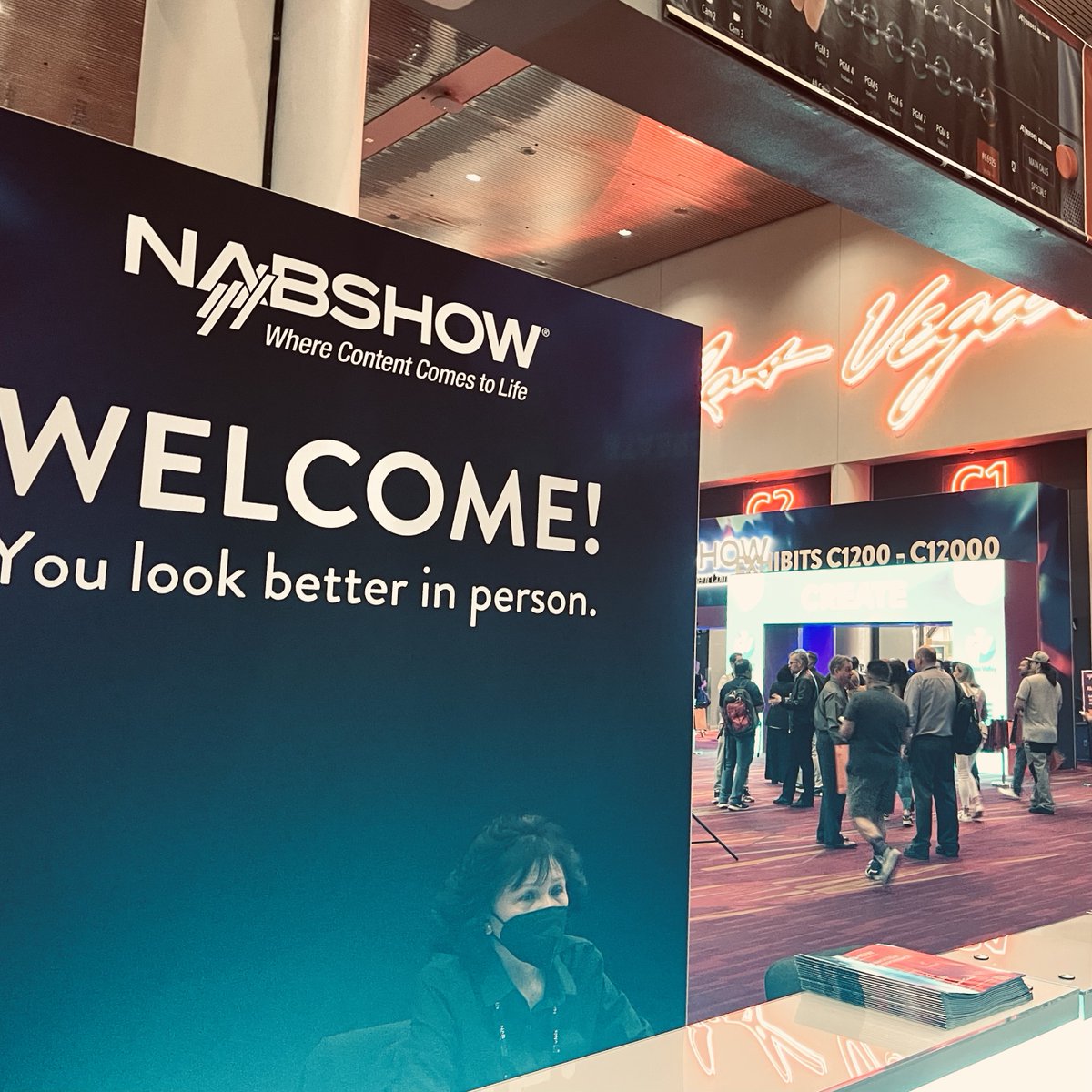 Great to be back visiting the NAB Show this year!