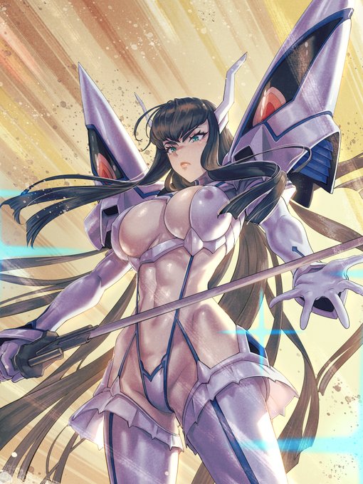キルラキル 鬼龍院皐月 久しぶり作業BGMで見てる。 キルラキル 鬼龍院皐月 久しぶり作業BGMで見てる。