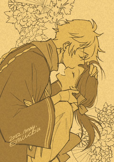#イケシリ乙版深夜の真剣お絵描き文字書き60分一本勝負#イケ戦FAお題【キス】イケメン戦国【徳川家康】(線画30分+塗り #イケシリ乙版深夜の真剣お絵描き文字書き60分一本勝負#イケ戦FAお題【キス】イケメン戦国【徳川家康】(線画30分+塗り