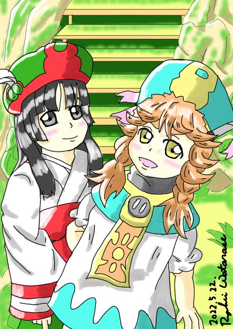 #ハクメイとミコチ #10周年 #イラスト好きな人と繋がりたい 今更ですが、ハクミコ連載10周年なのでハクミコ描きまし #ハクメイとミコチ #10周年 #イラスト好きな人と繋がりたい 今更ですが、ハクミコ連載10周年なのでハクミコ描きまし