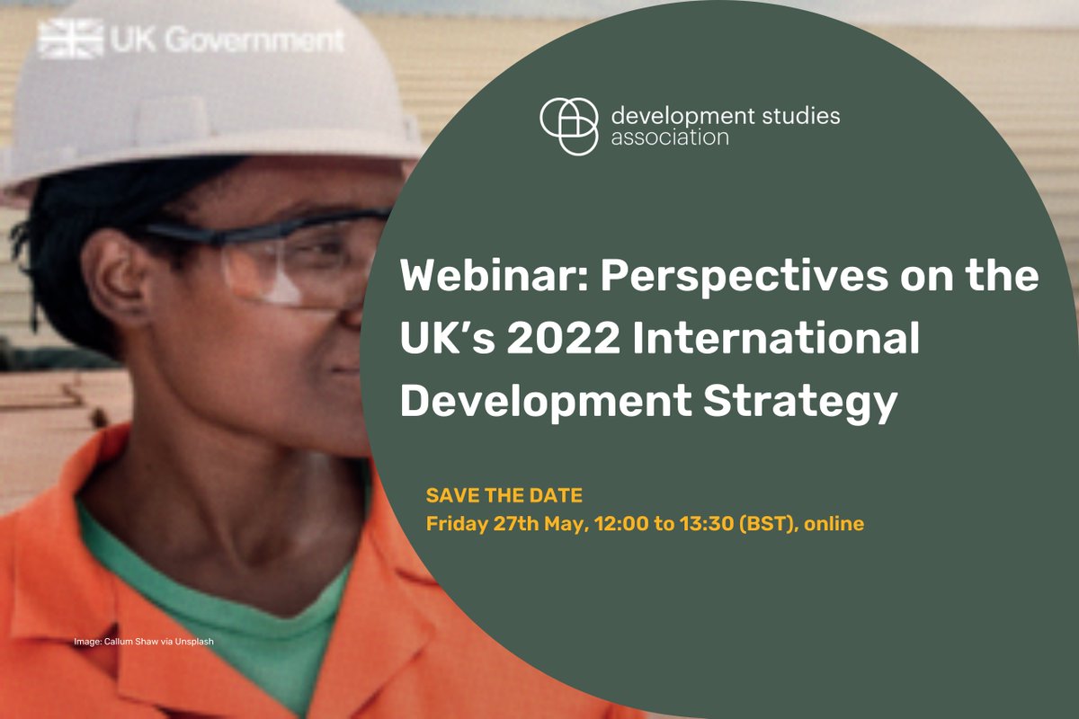 Twitter image for DSA Webinar: Perspectives on the UK’s 2022 International Development Strategy. With @_miller_mark, @gamblingondev, @mleach_ids (@IDS_UK) and Karimi Kinoti (@christian_aid)

Friday 27 June - 12:00 – 13:30 (UK) 

All welcome: ▶️ https://t.co/MCRmOxGeJ1 https://t.co/km0sSOL5pg