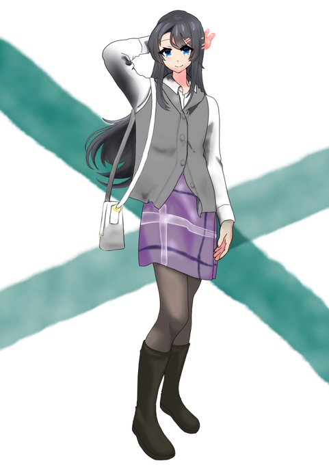リクエストいただいたので青ブタの桜島麻衣先輩描きました~#青春ブタ野郎はバニーガール先輩の夢を見ない#桜島麻衣 #イラス リクエストいただいたので青ブタの桜島麻衣先輩描きました~#青春ブタ野郎はバニーガール先輩の夢を見ない#桜島麻衣 #イラス