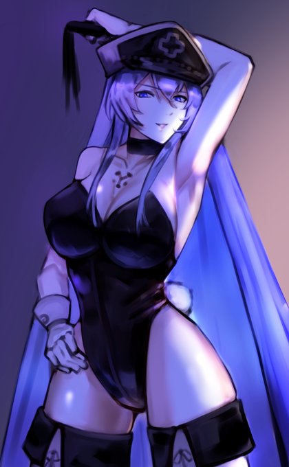 バニーなエスデス将軍を描きました。#アカメが斬る #Esdeath バニーなエスデス将軍を描きました。#アカメが斬る #Esdeath