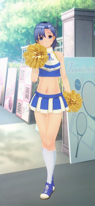 カスタムキャストでチアガールのコスプレコレクションの第4弾!・1枚目:水野亜美(美少女戦士セーラームーンシリーズ)・2枚 カスタムキャストでチアガールのコスプレコレクションの第4弾!・1枚目:水野亜美(美少女戦士セーラームーンシリーズ)・2枚