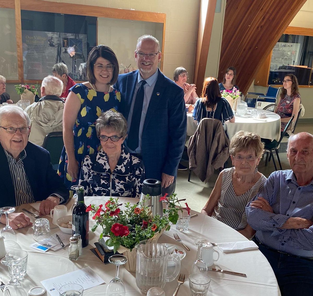 test Twitter Media - A wonderful evening with so many friends at the Mennonite Heritage Village Museum tonight for their spring dinner and the opening of their new exhibit “Leaving Canada” about the Mennonites in the 1920s who went to Mexico. It’s a wonderful museum telling important stories. https://t.co/ss9ujJ6kHf