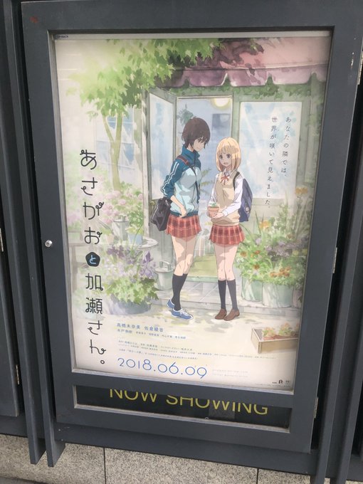 あさがおと加瀬さんの映画公開からもうすぐ4年か、劇場で見た予告でこの作品を知って凄く素敵な予告でこれは見たいってなり、初 あさがおと加瀬さんの映画公開からもうすぐ4年か、劇場で見た予告でこの作品を知って凄く素敵な予告でこれは見たいってなり、初